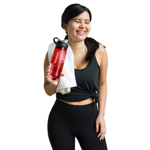 'Nerdy. Athletic. Hip-Hop!' Sports Water Bottle
