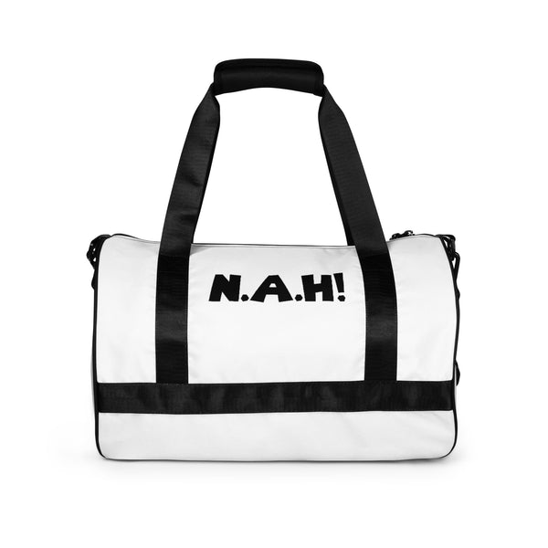 'N.A.H!' Gym Bag (White)