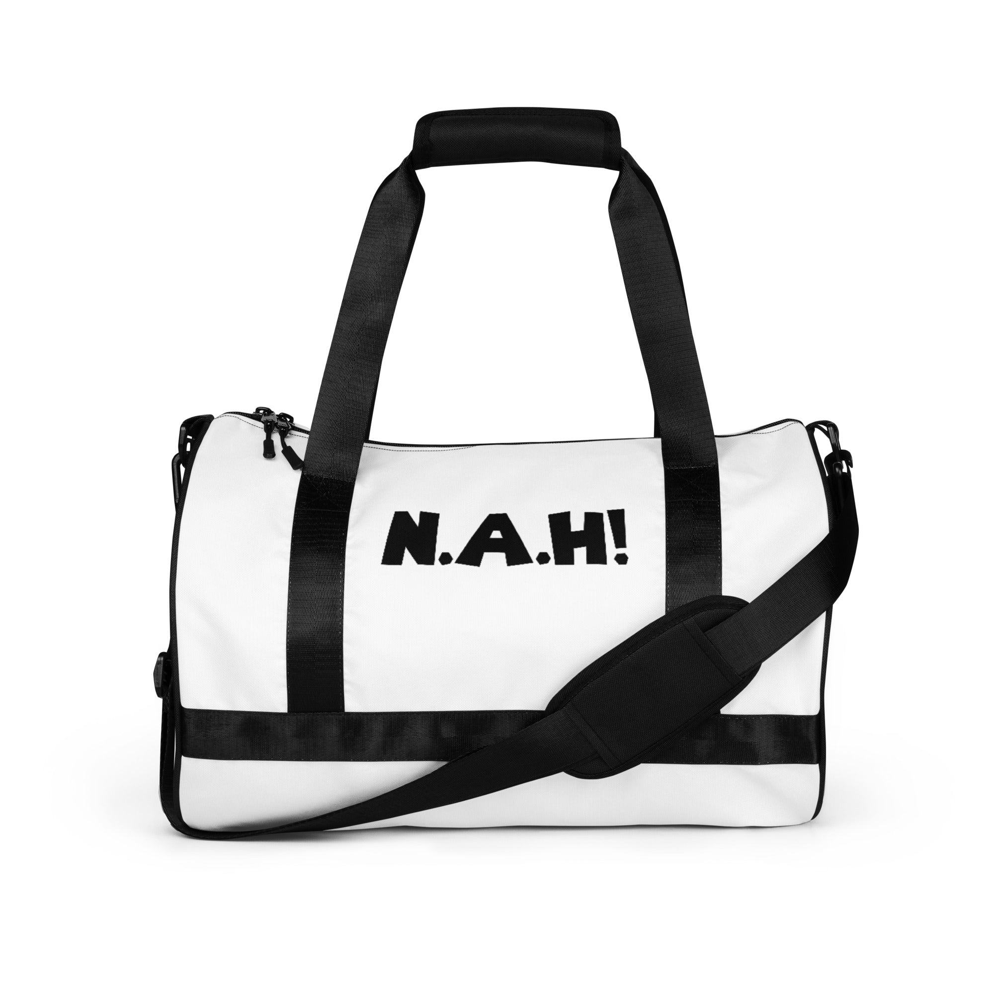 'N.A.H!' Gym Bag (White)
