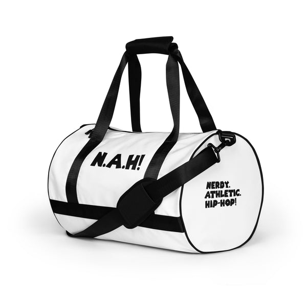 'N.A.H!' Gym Bag (White)