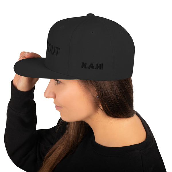 Snapback 'Blackout' Hat