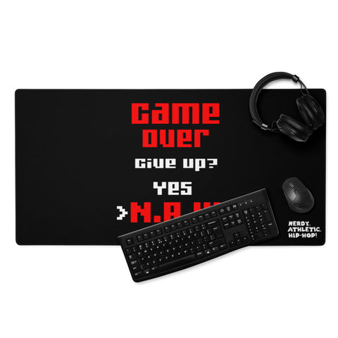 "Game Over?" Gaming Mouse Pad (Black)
