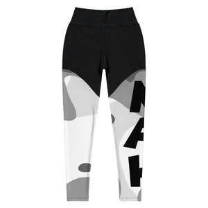 Queen's 'N.A.H! Spot' Sports Leggings (Black)