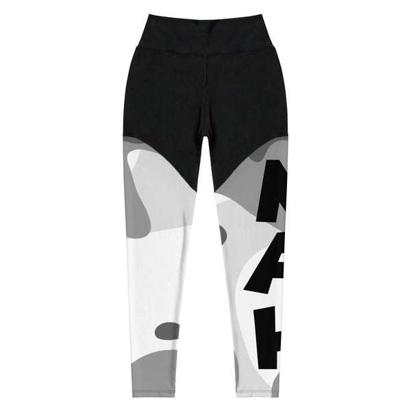 Queen's 'N.A.H! Spot' Sports Leggings (Black)