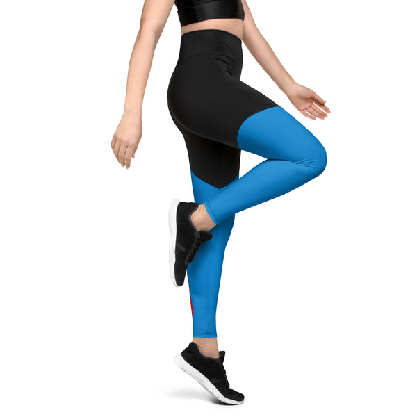 Queen's 'N.A.H!' Sports Leggings (Blue)