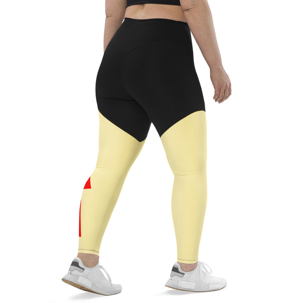 Queen's 'N.A.H!' Sports Leggings (Banana Mania)