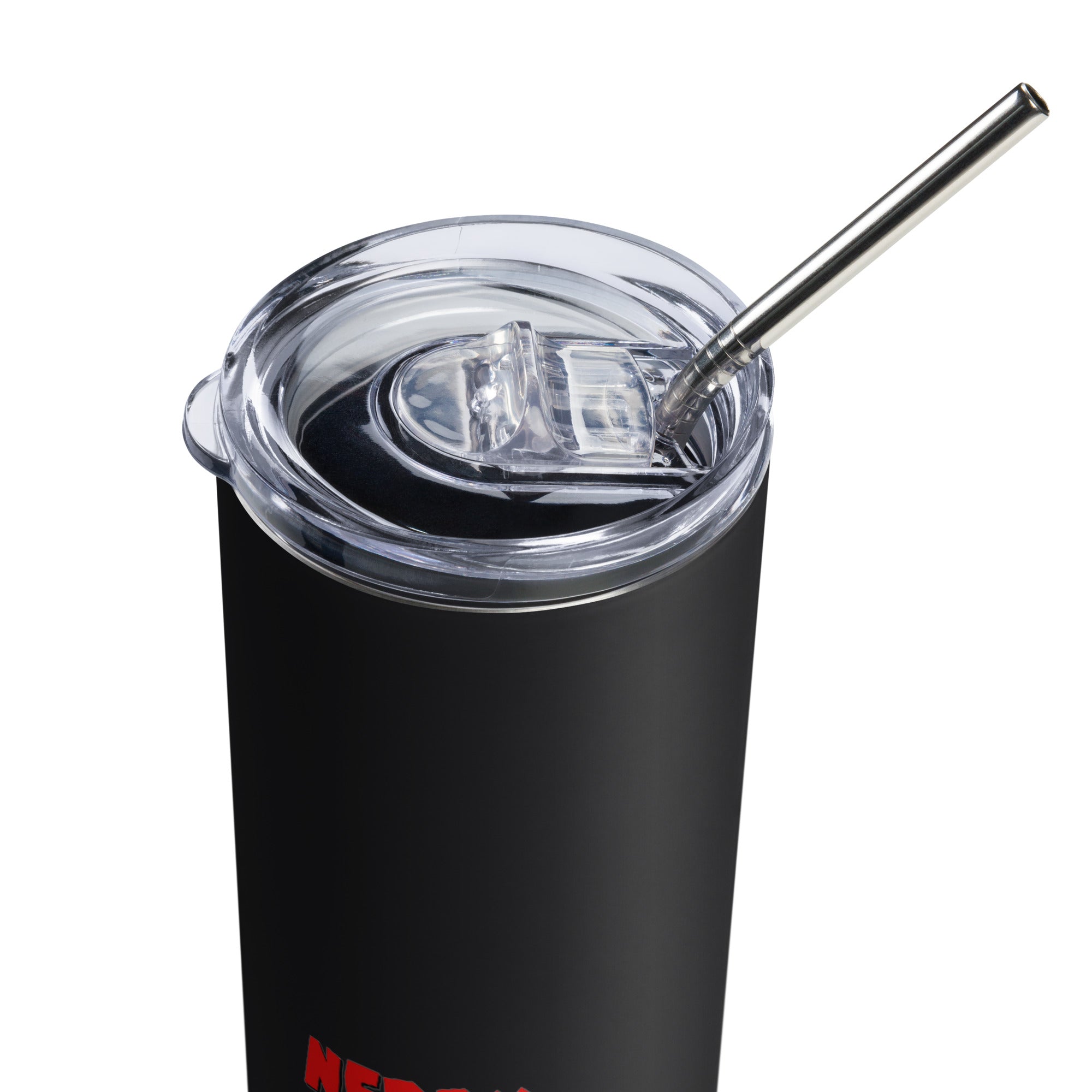 'Nerdy. Athletic. Hip-Hop!' Stainless Steel Tumbler (Black)