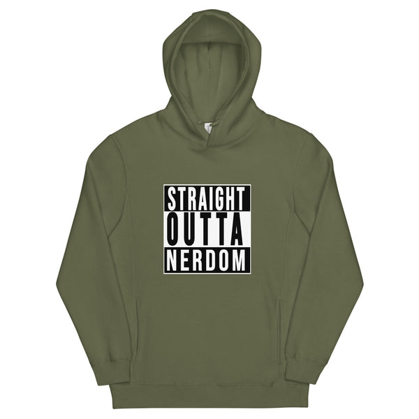 'Straight Outta Nerdom' Unisex Fashion Hoodie