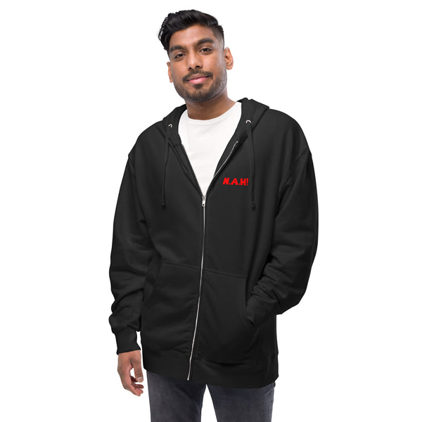 King's 'N.A.H!' Fleece Zip Up Hoodie