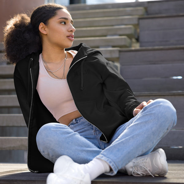 Queen's 'N.A.H! Blackout' Fleece Zip Up Hoodie