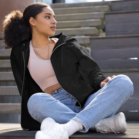 Queen's 'N.A.H! Blackout' Fleece Zip Up Hoodie