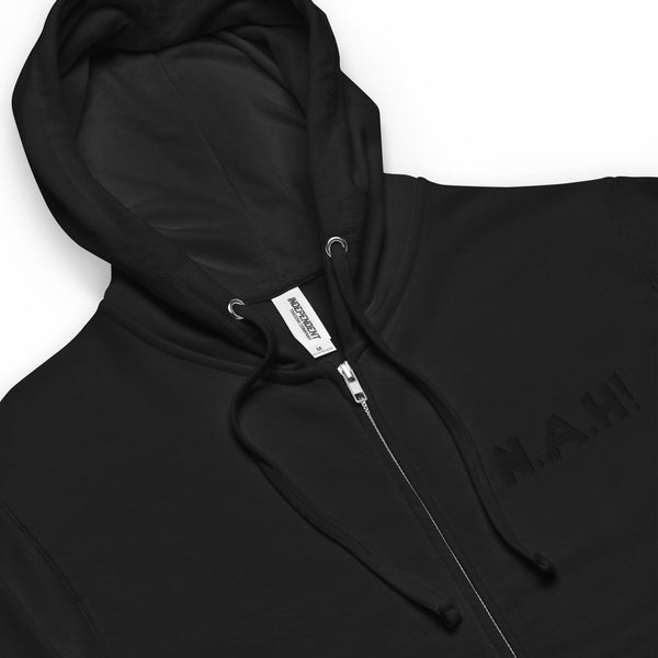 Queen's 'N.A.H! Blackout' Fleece Zip Up Hoodie