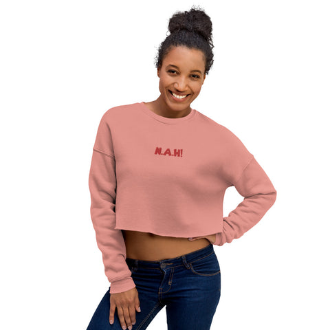 Queen's 'N.A.H!' Crop Sweater
