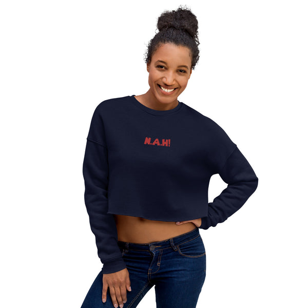 Queen's 'N.A.H!' Crop Sweater
