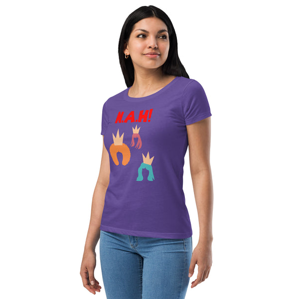 Queen’s 'N.A.H! Crown' Fitted T-Shirt