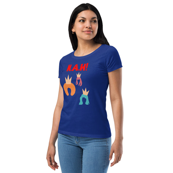 Queen’s 'N.A.H! Crown' Fitted T-Shirt